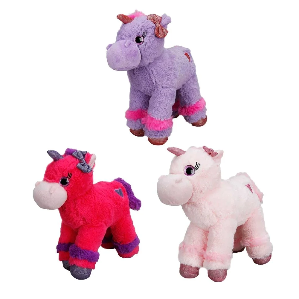 İthalat® Renkli Peluş At 28 cm. 1 Adet Fiyatıdır