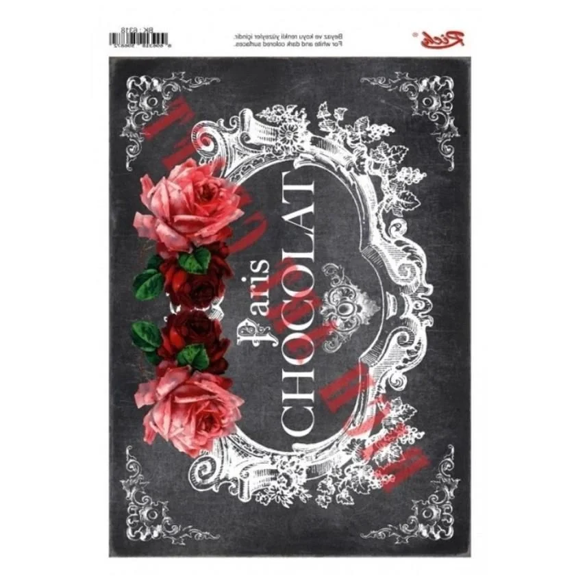 İthalat® Rich 6318 Vintage Kolay Transfer 23x33 cm İthalat® Rich 6318 Vintage Kolay Transfer 23x33 cm