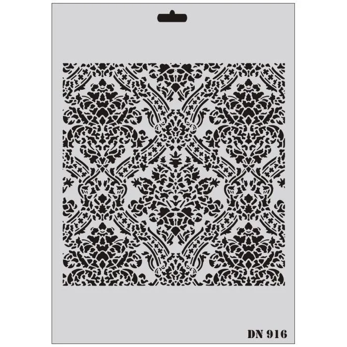 İthalat® Rich Dantel Seri DN-916 Stencil 35x25 cm