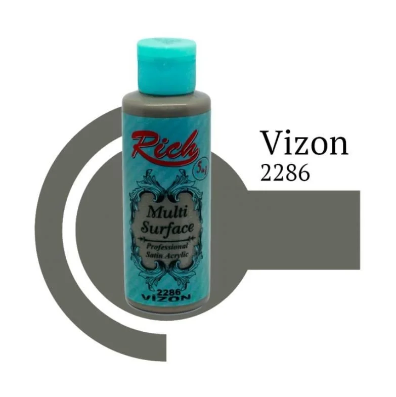 İthalat® Rich Multi Surface 2286 Vizon Akrilik Boya 120 cc