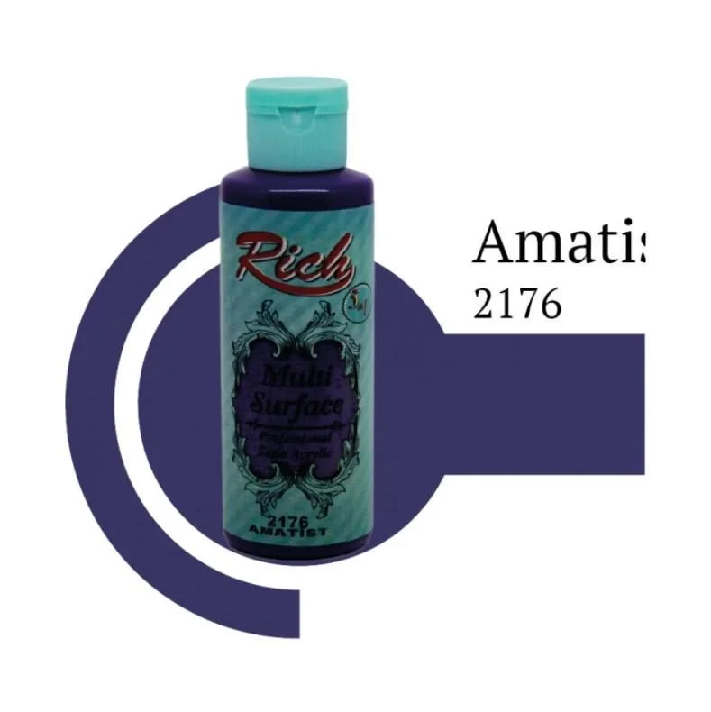 İthalat® Rich Multi Surface 2176 Amatist Akrilik Boya 120 cc