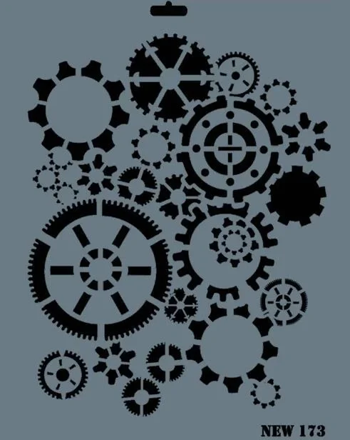 İthalat® Rich New Seri N-173 Stencil 35x25 cm