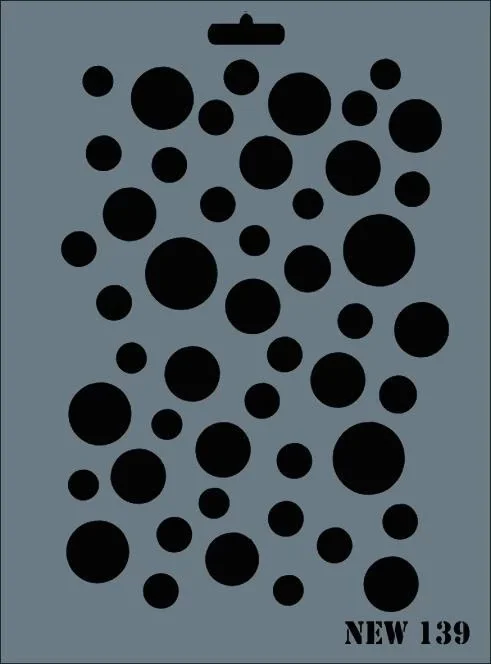 İthalat® Rich New Seri N-139 Stencil 35x25 cm