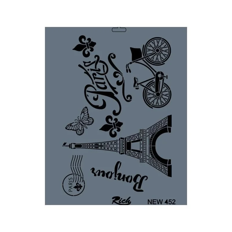 İthalat® Rich New Seri N-452 Stencil 35x25 cm İthalat® Rich New Seri N-452 Stencil 35x25 cm