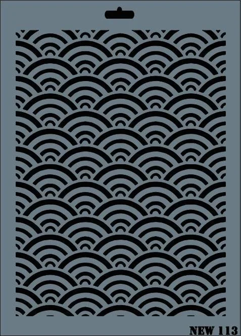  Rich New Seri N-113 Stencil 35x25 cm