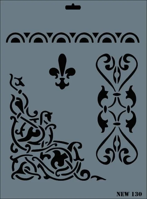 İthalat® Rich New Seri N-130 Stencil 35x25 cm