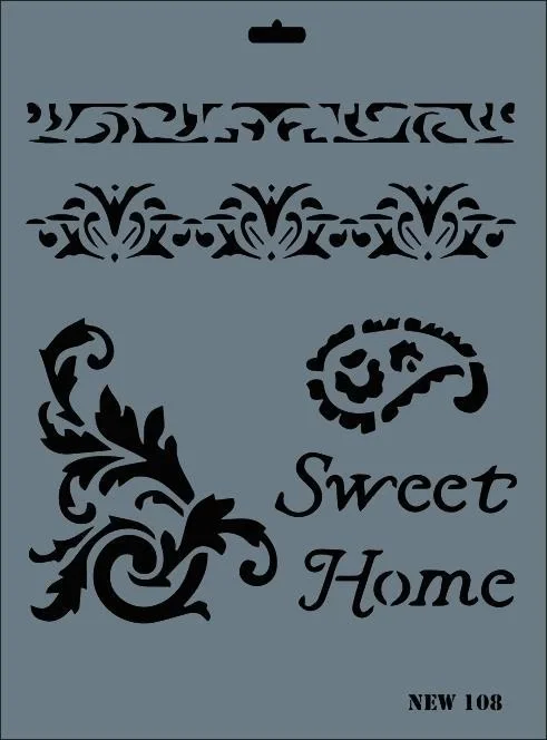 İthalat® Rich New Seri N-108 Stencil 35x25 cm Fiyatı, Yorumları ve Özellikleri