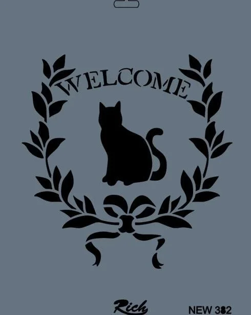 İthalat® Rich New Seri N-382 Stencil 35x25 cm