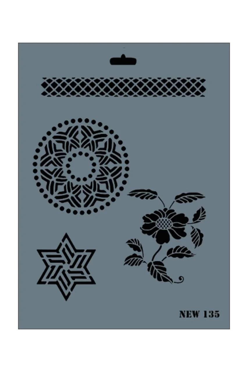 İthalat® Rich New Seri N-135 Stencil 35x25 cm
