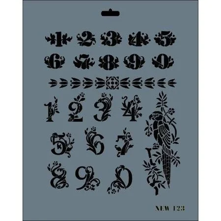 İthalat® Rich New Seri N-123 Stencil 35x25 cm İthalat® Rich New Seri N-123 Stencil 35x25 cm