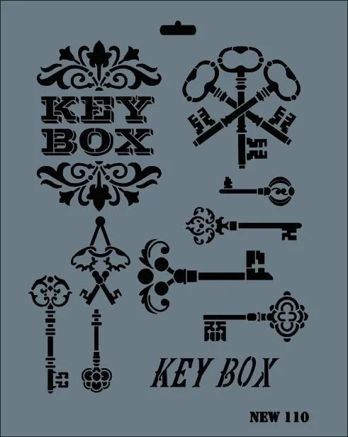 İthalat® Rich New Seri N-110 Stencil 35x25 cm