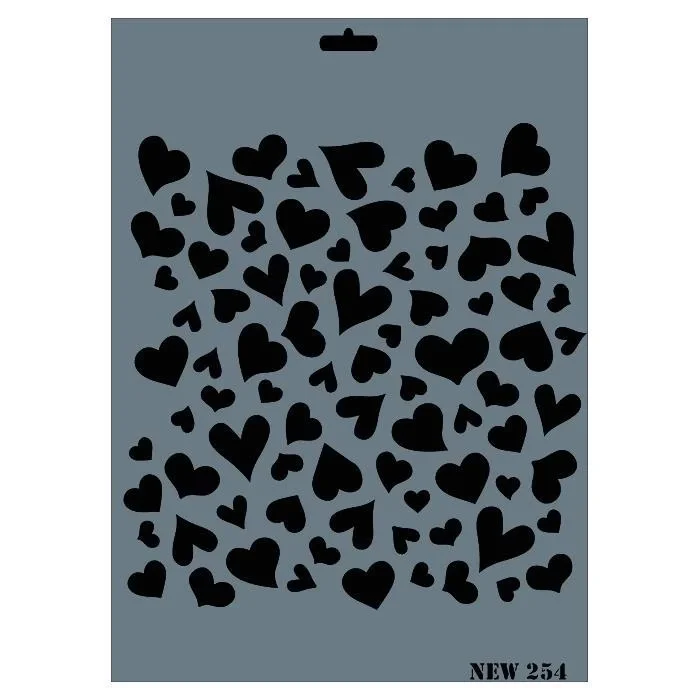 İthalat® Rich New Seri N-254 Stencil 35x25 cm
