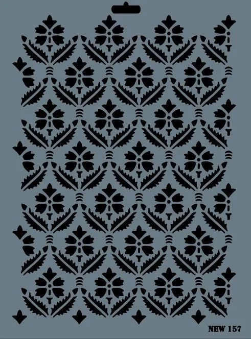 Rich New Seri N-157 Stencil 35x25 cm Rich New Seri N-157 Stencil 35x25 cm