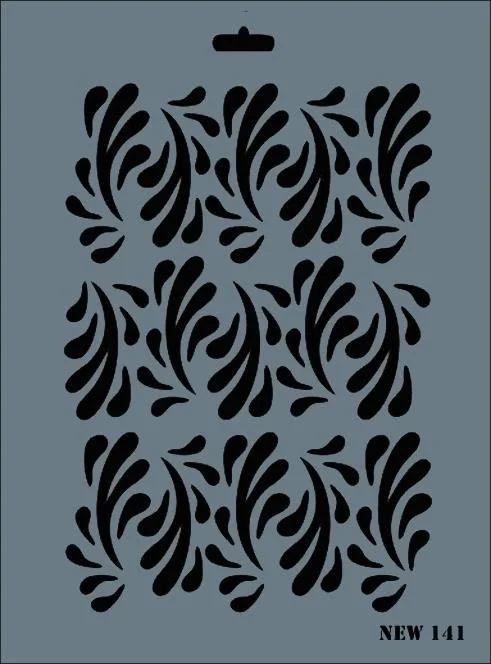 Rich New Seri N-141 Stencil 35x25 cm Rich New Seri N-141 Stencil 35x25 cm