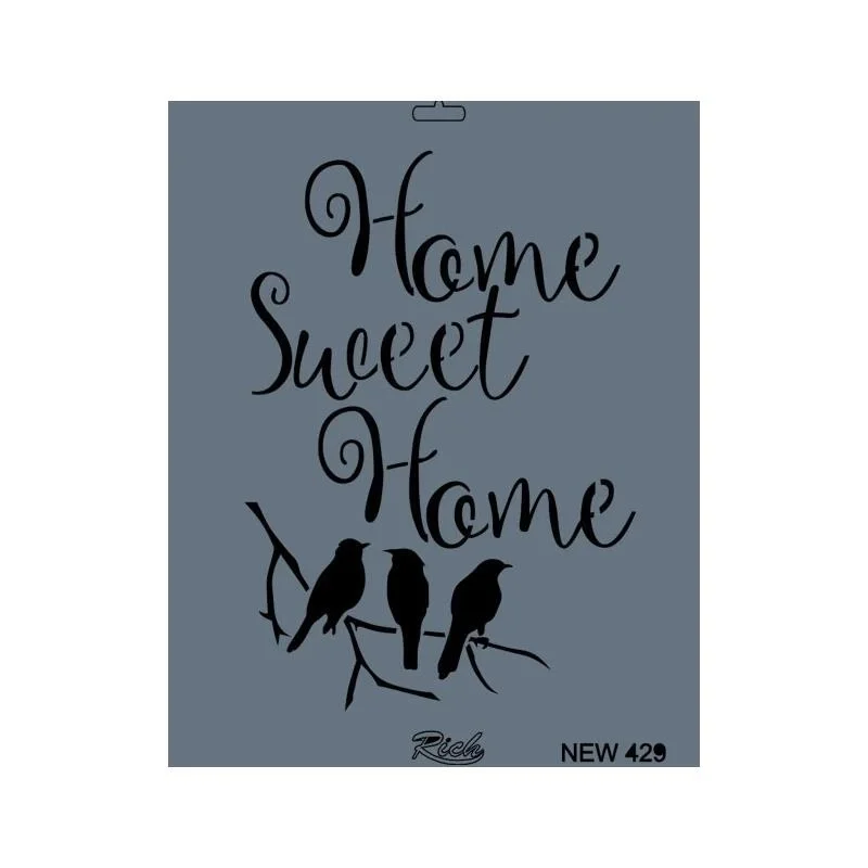İthalat® Rich New Seri N-429 Stencil 35x25 cm
