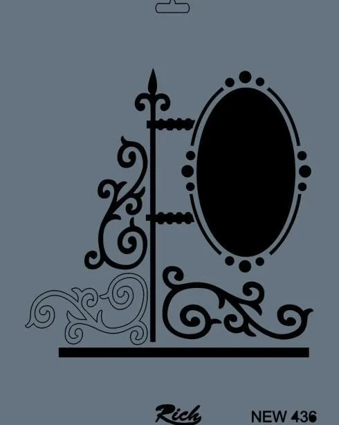 İthalat® Rich New Seri N-436 Stencil 35x25 cm