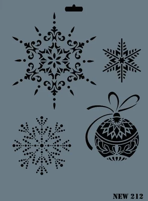 İthalat® Rich New Seri N-212 Stencil 35x25 cm