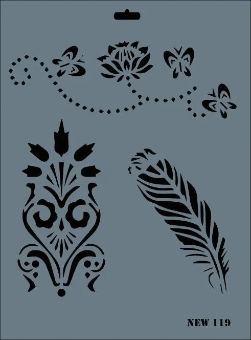 İthalat® Rich New Seri N-119 Stencil 35x25 cm Fiyatı, Yorumları ve Özellikleri