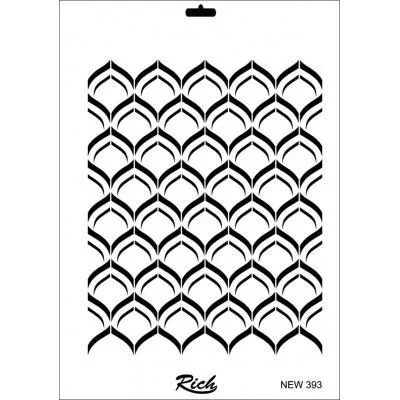 İthalat® Rich New Seri N-393 Stencil 35x25 cm