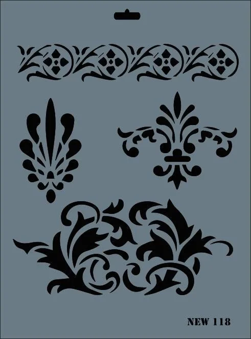 İthalat® Rich New Seri N-118 Stencil 35x25 cm Fiyatı, Yorumları ve Özellikleri