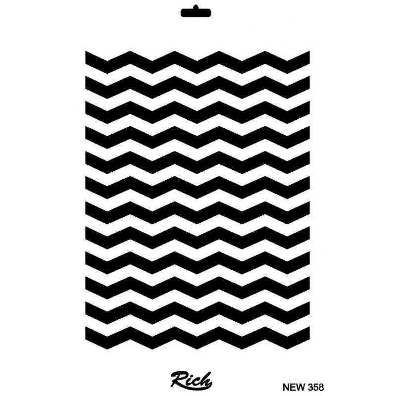 İthalat® Rich New Seri N-358 Stencil 35x25 cm