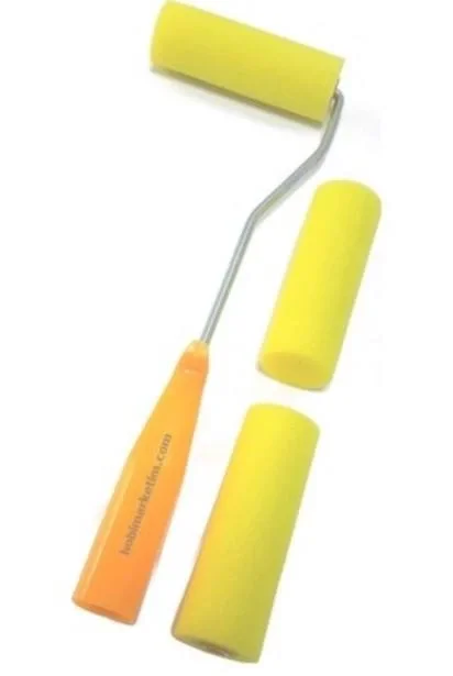 İthalat® Rich Sarı Sünger Rulo Seti 5 cm İthalat® Rich Sarı Sünger Rulo Seti 5 cm