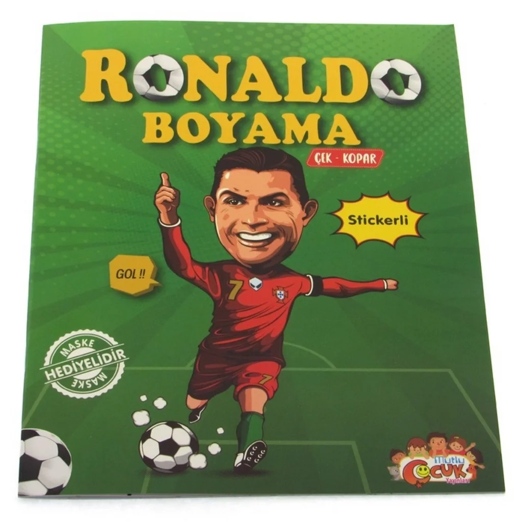 İthalat® Ronaldo Çıkartmalı Maskeli Boyama Kitabı Fiyatı, Yorumları ve Özellikleri