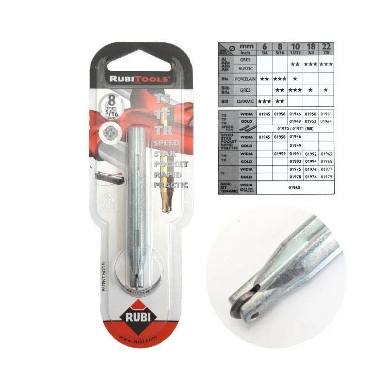 İthalat® Rubi 8mm Seramik Kesme Elması 5/16 Elmas Uç