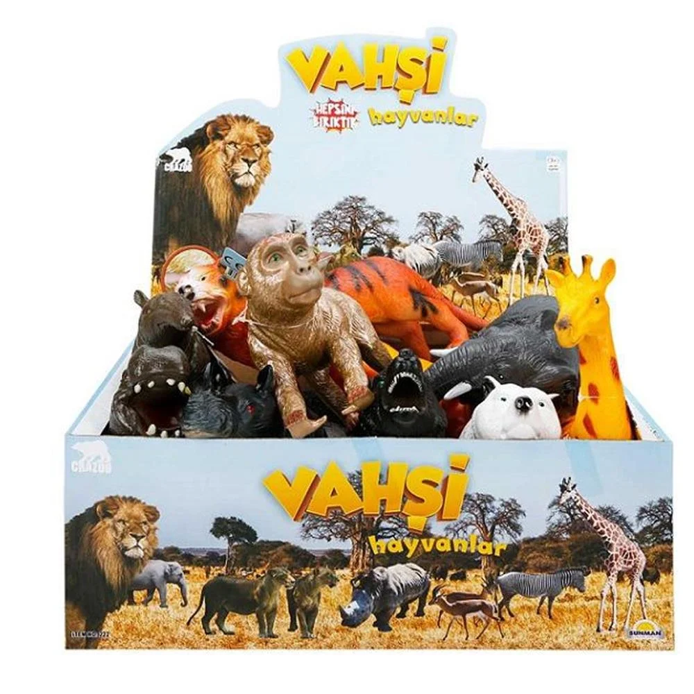 S00000725 VAHŞİ HAYVANLAR FOAM SESLİ 27CM Fiyatı, Yorumları ve Özellikleri