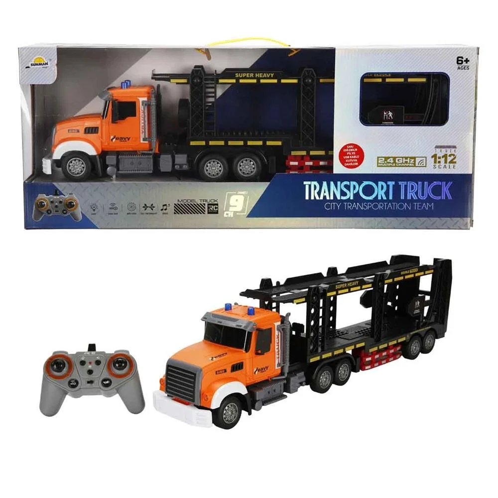 İthalat® S00005094 R/C KAMYON 1/12 TRANSPORT SES/IŞIK 2.4G