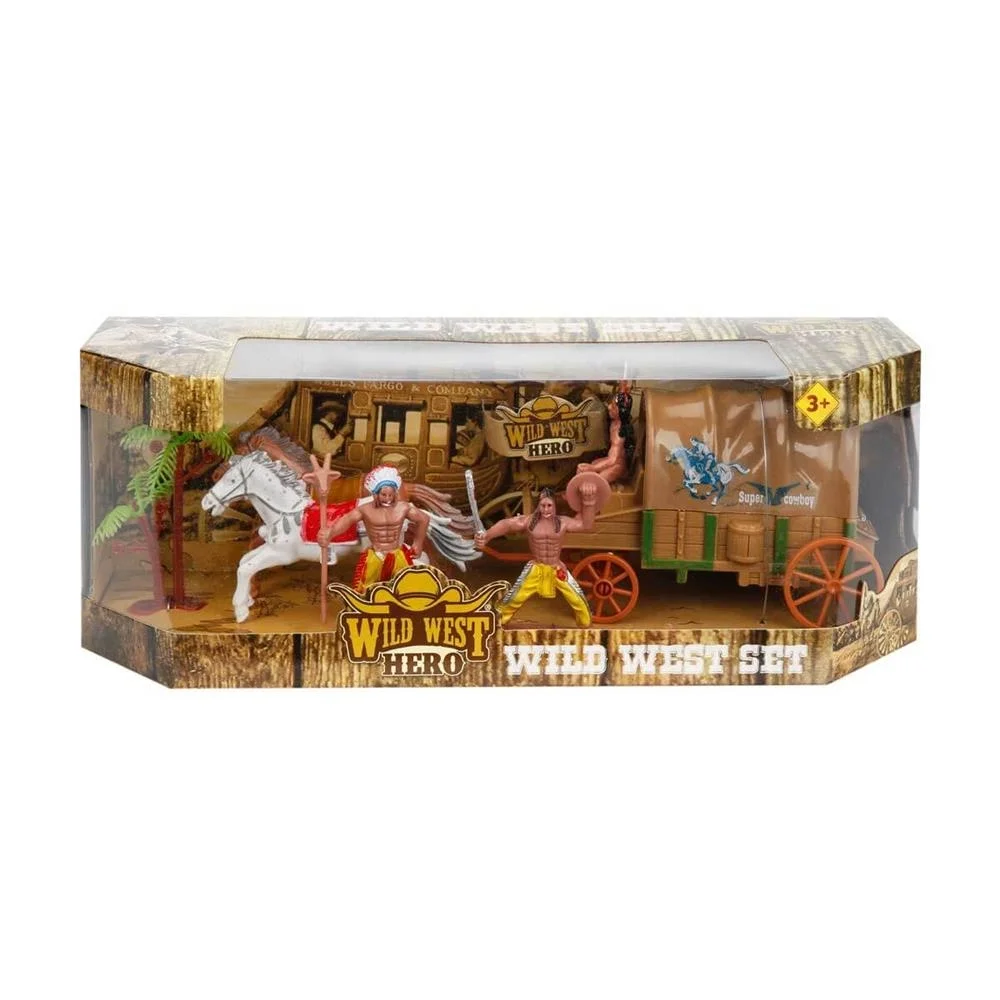İthalat® S00077116 KOVBOY OYN.SET KIZILDERİLİ/AT