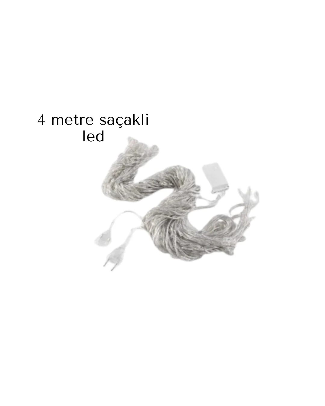 İthalat® SAÇAKLI 4 METRE PERDE LED