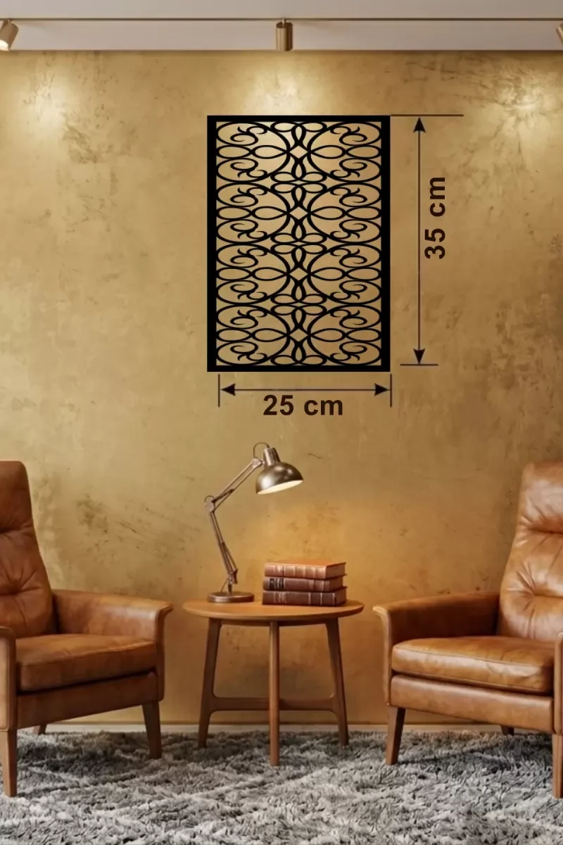 İthalat® Sarmaşık ve Yaprak Motifli Ahşap Duvar Tablosu - 25x35 cm Lazer Kesim Dekoratif Pano İthalat® Sarmaşık ve Yaprak Motifli Ahşap Duvar Tablosu - 25x35 cm Lazer Kesim Dekoratif Pano
