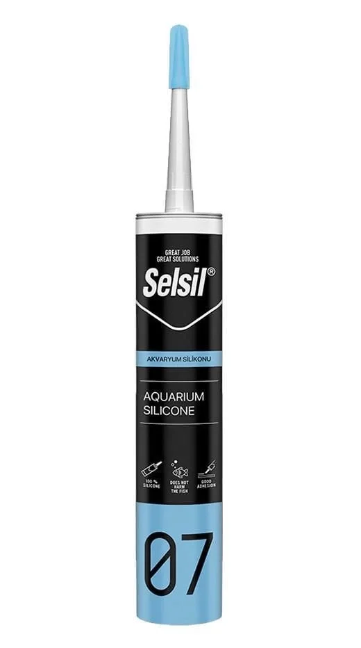 İthalat® Selsil 07 Akvaryum Silikonu Şeffaf 280 ml