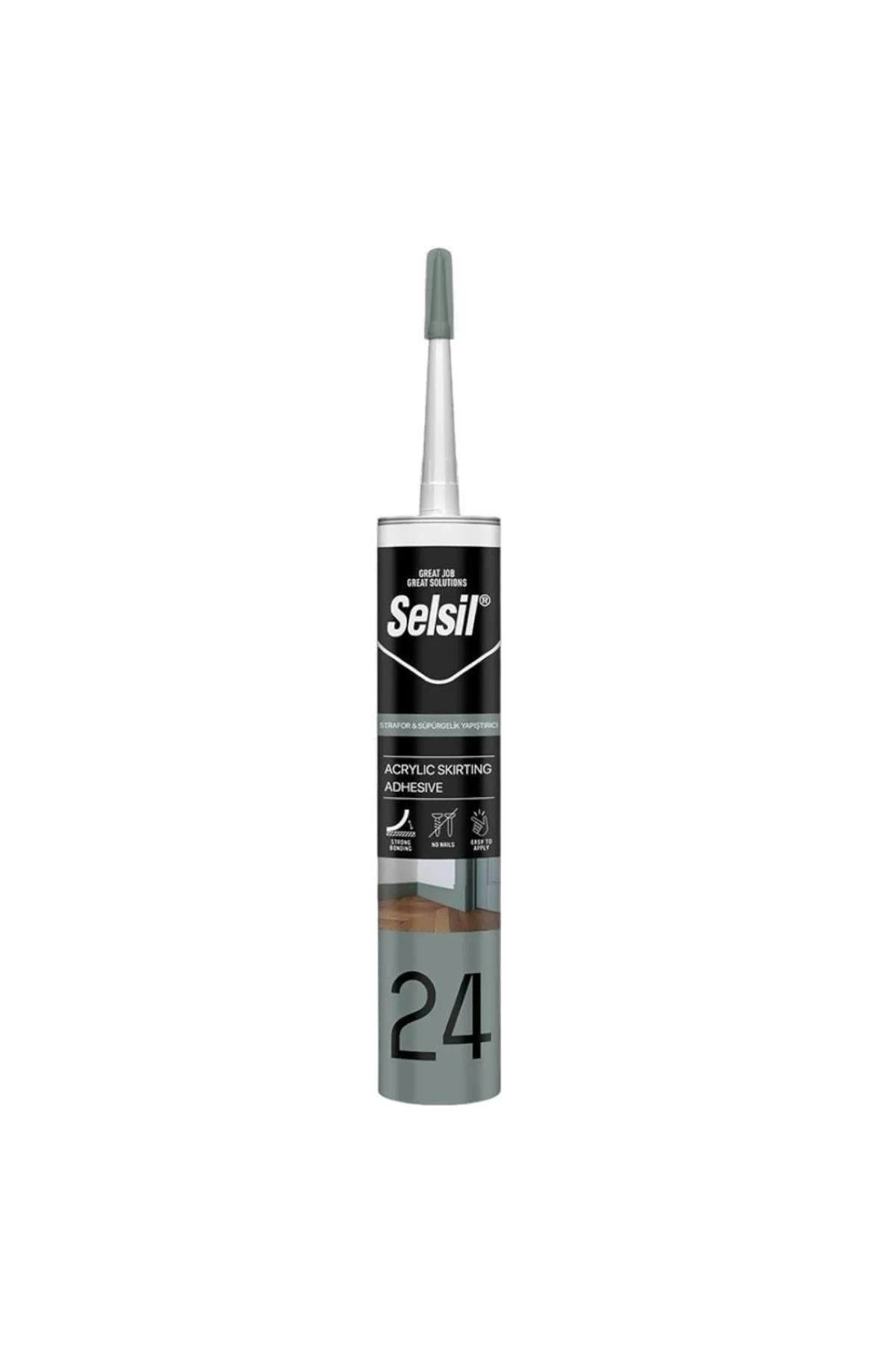 İthalat® Selsil 24 Strafor Süpürgelik Yapıştırıcı 500 gr
