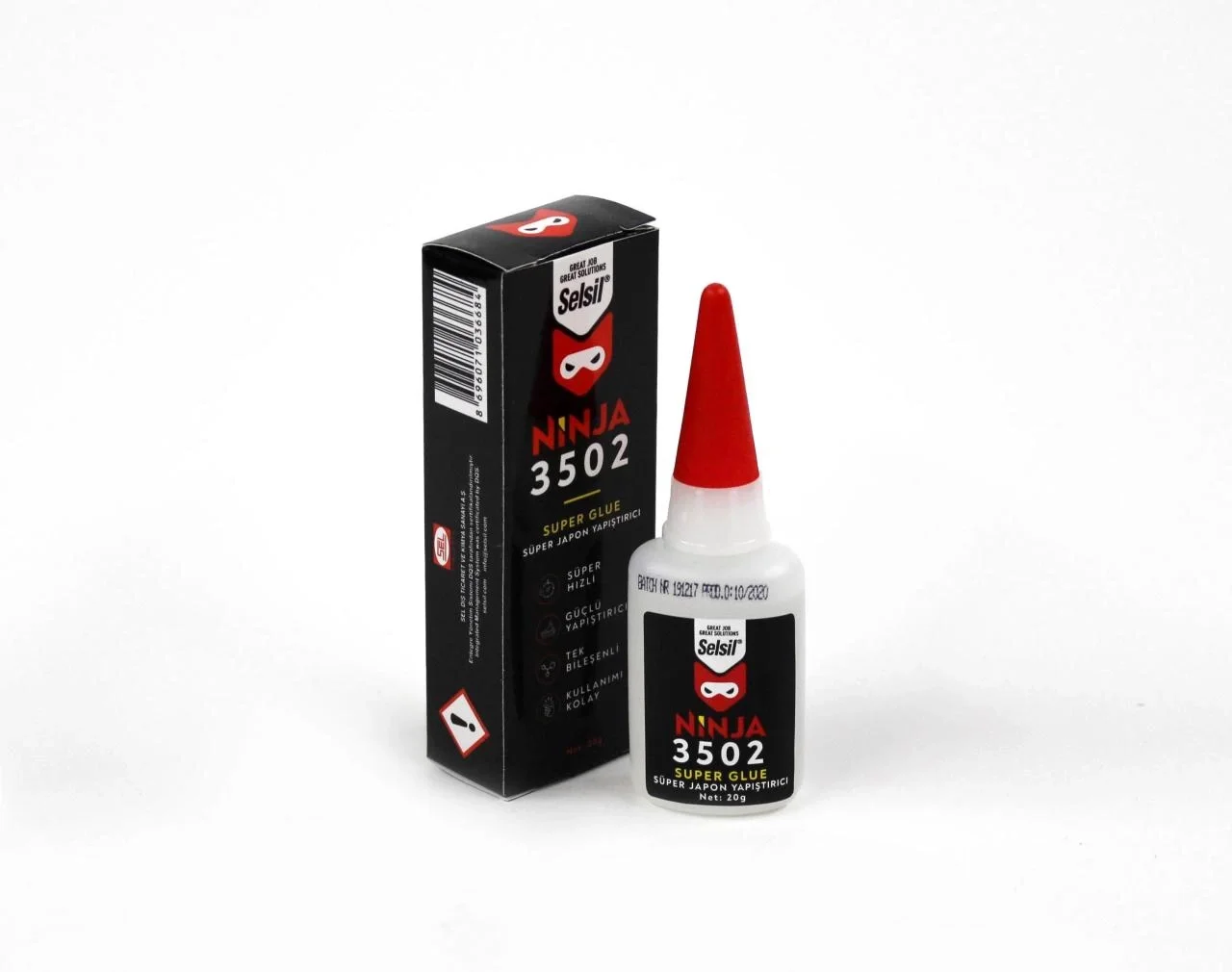 İthalat® Selsil 3502 Süper Glue Japon Yapıştırıcı 20 gr