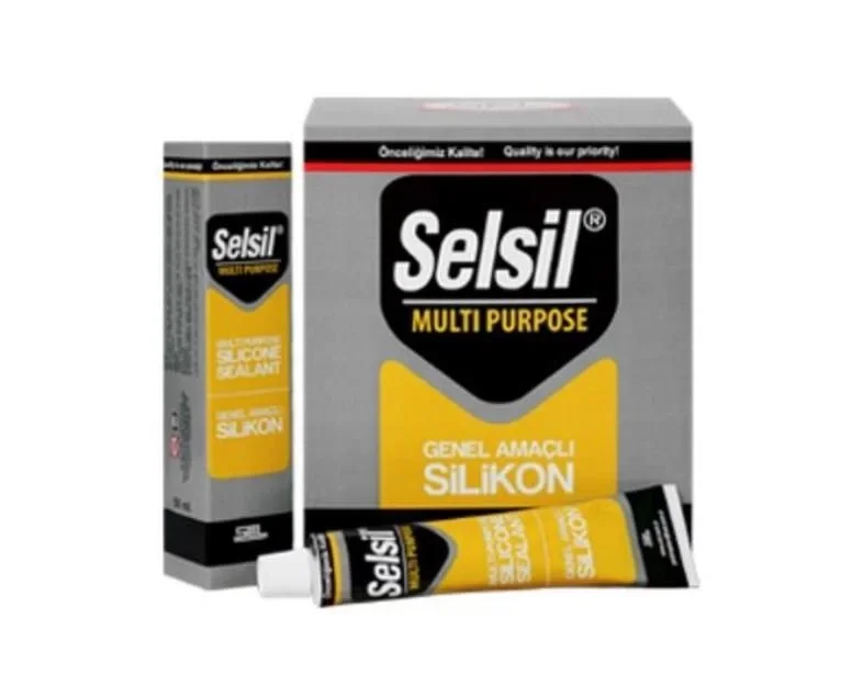 İthalat® Selsil Genel Amaçlı Tüp Silikon 50 ml Beyaz