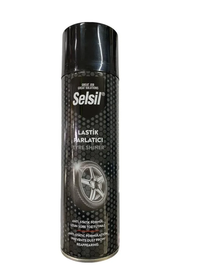 İthalat® Selsil Lastik Parlatıcı Sprey 500 ml