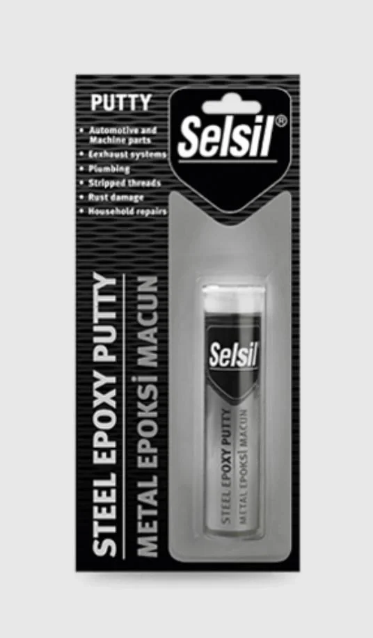 İthalat® Selsil Metal Putty Epoksi Macun Yapıştırıcı 57 gr İthalat® Selsil Metal Putty Epoksi Macun Yapıştırıcı 57 gr