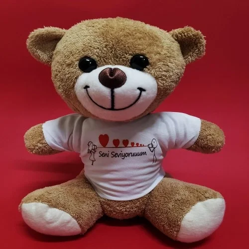 İthalat®  Seni Seviyorum Temalı Peluş Ayıcık