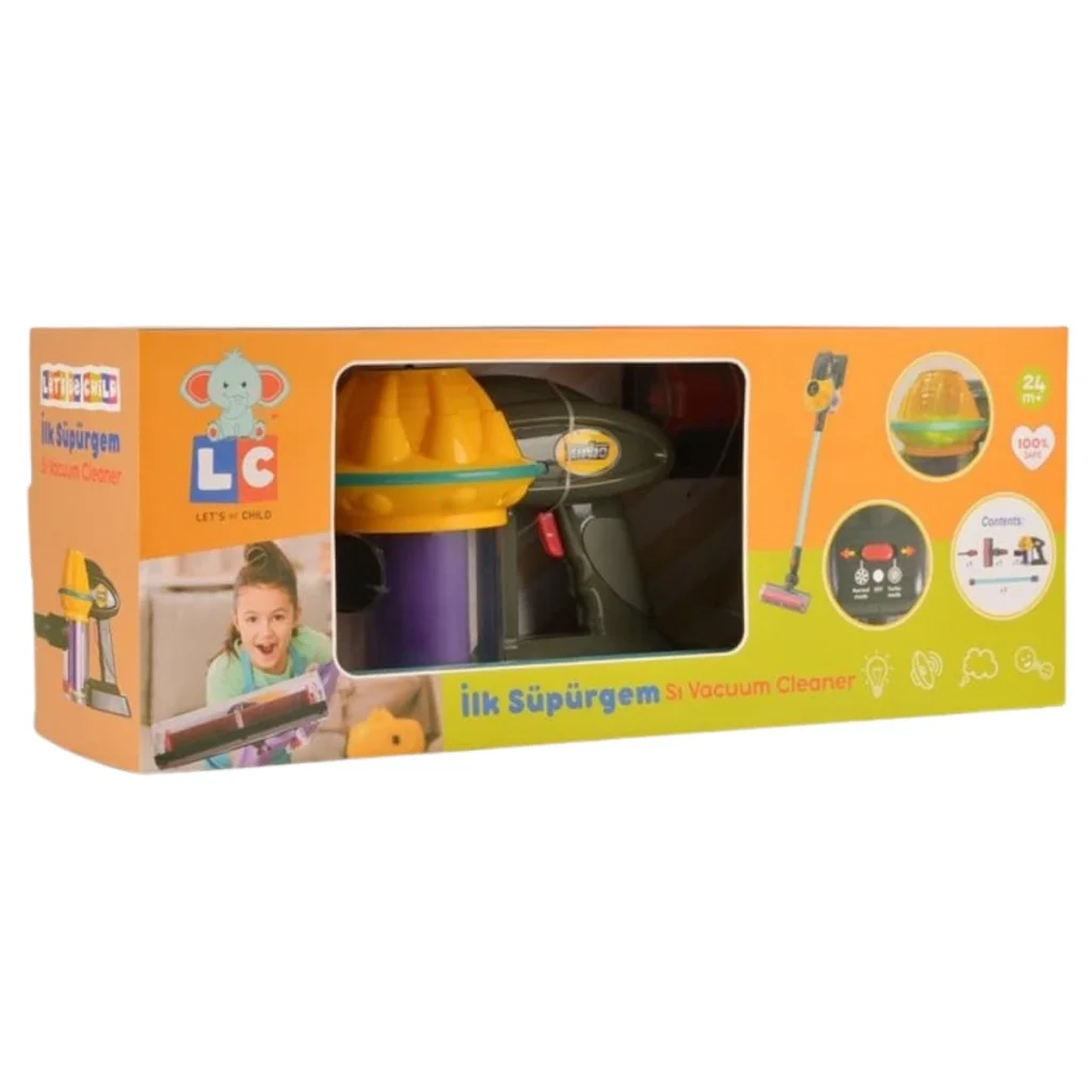 İthalat® Sesli ve Işıklı Oyuncak Elektrik Süpürgesi