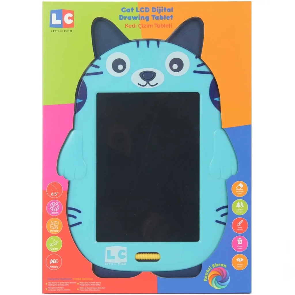 Sevimli Kedi Çizim Tableti 22 cm Fiyatı, Yorumları ve Özellikleri