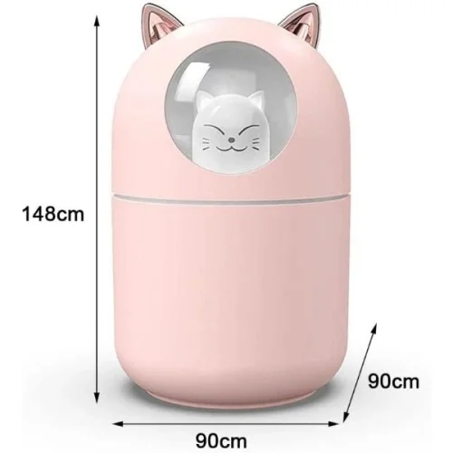 İthalat® Sevimli Kedi Tasarımlı H2O Nemlendirici