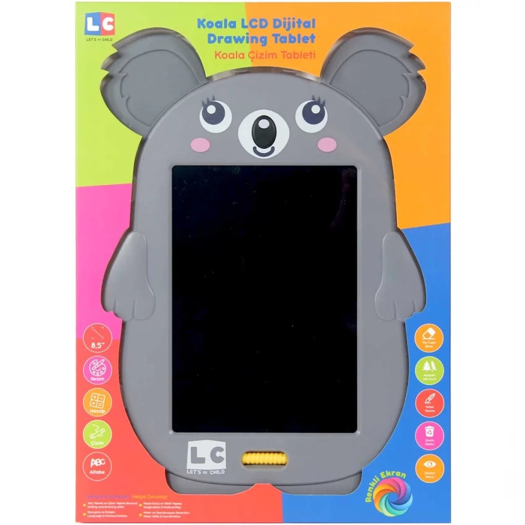 Sevimli Koala Çizim Tableti 22 cm Sevimli Koala Çizim Tableti 22 cm