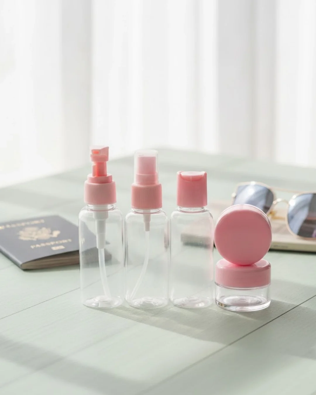 İthalat® Seyahat İçin 5’li Kozmetik Dolum Seti 30 ml