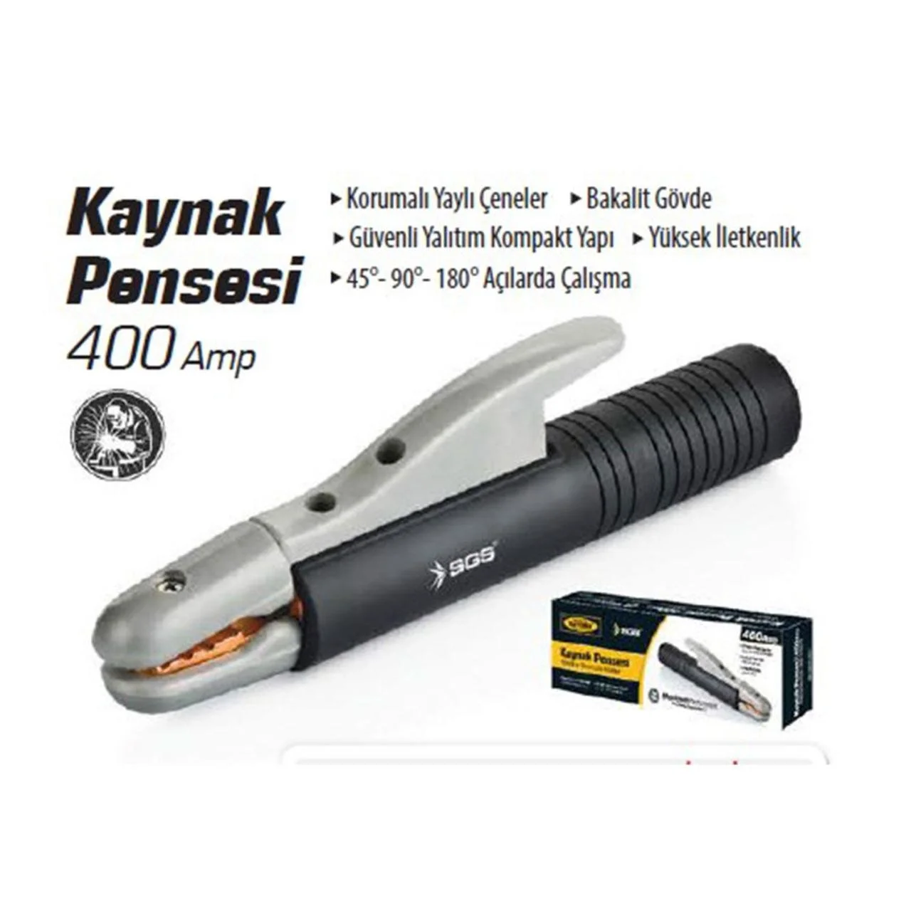İthalat® SGS 316 400 Amper Kaynak Pensesi