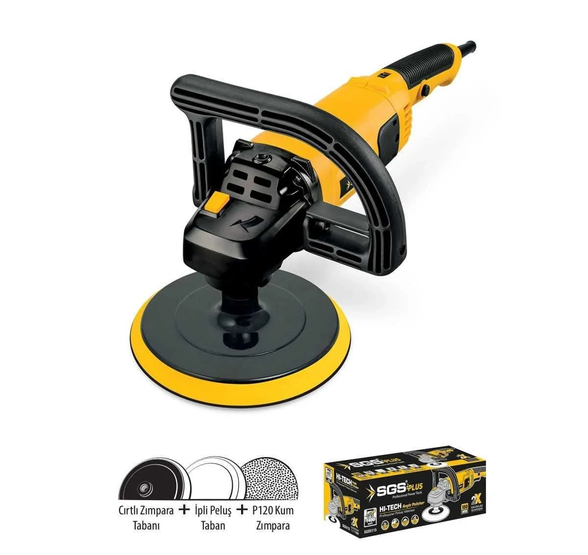 İthalat® Sgs 5115 Polisaj Makinesi 180 mm 1400 Watt