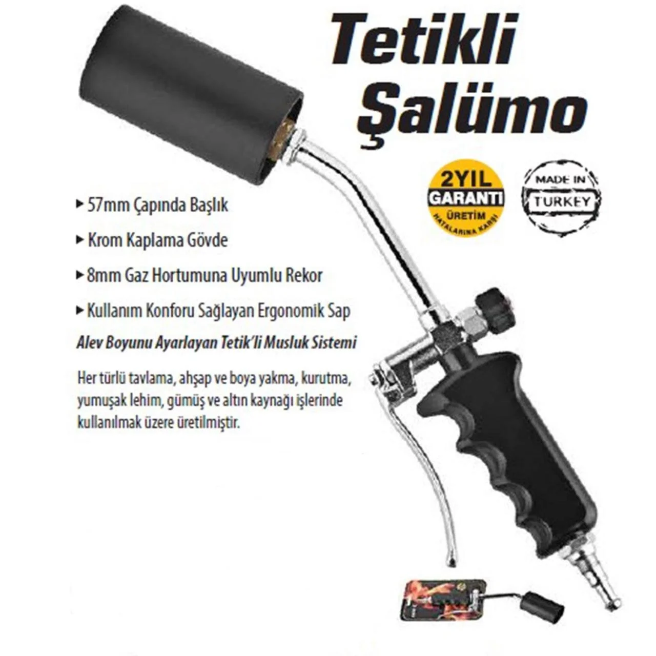 İthalat® SGS T-75 Tetikli Şalümo 75 cm