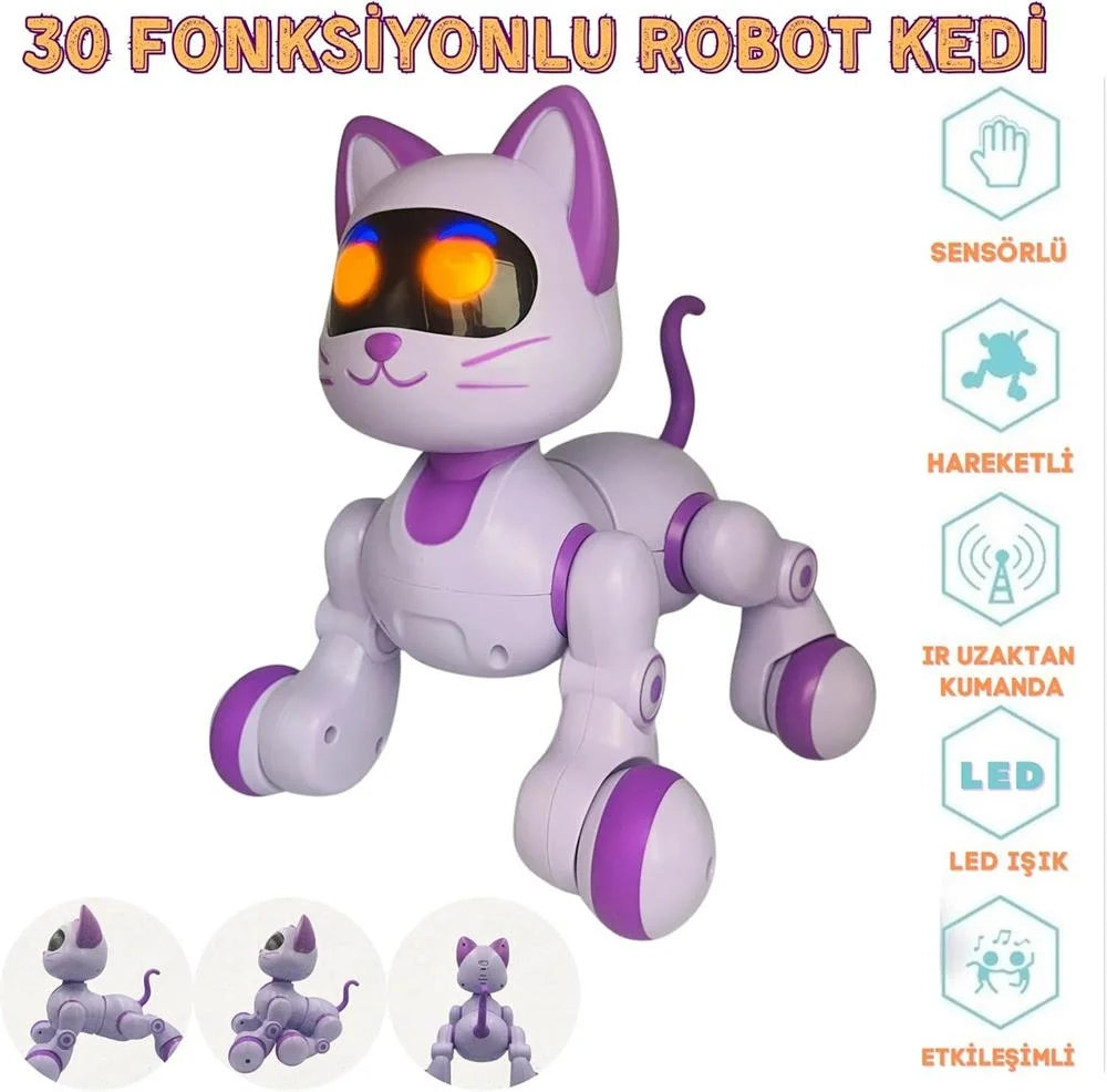 İthalat® SH40194 U/K DANS EDEN ROBOT KEDİ