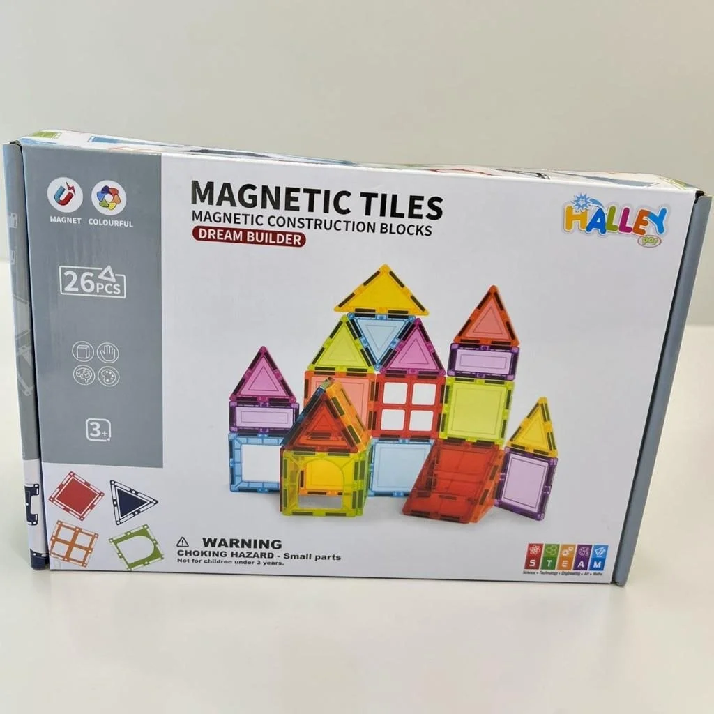 İthalat® SH59696 26 PARÇA MAGNET STAND SERİ RENKLİ BLOK-ZRV